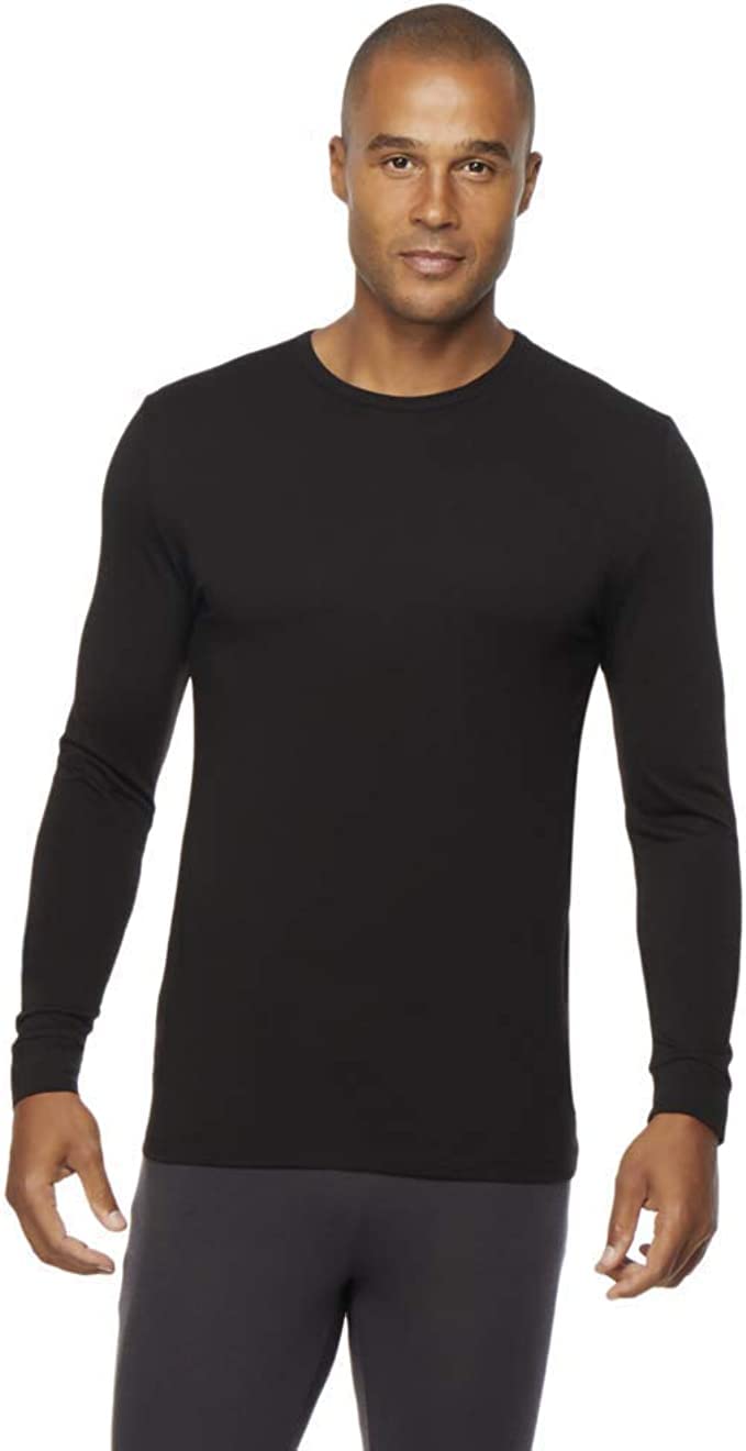 32 DEGREES Men's 2-Pack Performance Lightweight Thermal Baselayer Crewneck Top
