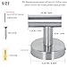 Homagic Bath Towel Hooks Robe Hook Holder Wall Mount Heavy Duty Wall Hooks SUS 304 Stainless Steel Coat Hook Closet Door for Bathroom Bedroom Hotel Kitchen Garage Pool 4 Pack (Brushed Nickel)