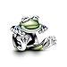 Produktbild PANDORA Moments Kletternder Frosch Charm aus Sterling Silber, Kompatibel Moments Armbändern, 7793342C01