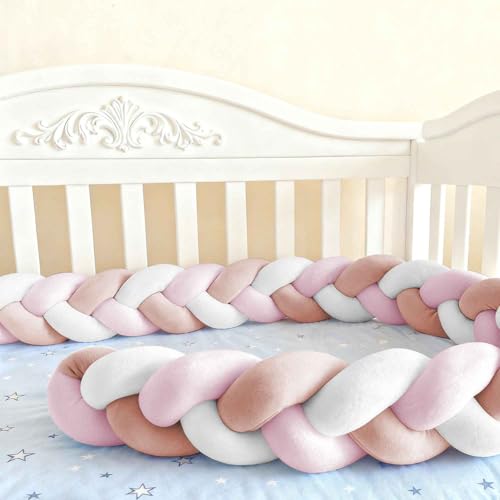 Soft Breathable Mattress Edge, Cotton Bed Set All Round Braided Pillow for Room.. (A18,200cm)