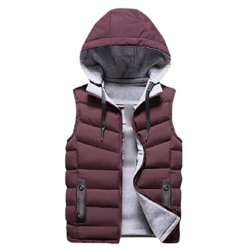 Chaleco de los hombres acolchado talla xxl para ir cómodo en invierno