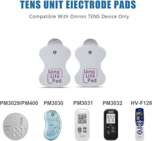 Image of AGAM Digital Therapy Machine Electrodes (Life Long) - Strong Adhesive Gel, Universal Replacement Pads for Muscle Pain Relief, Reusable TENS Unit Electrode Pads (Pack-8)