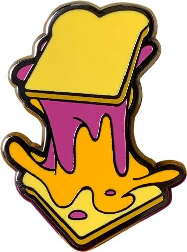 Peanut Butter & Jelly (PBJ) Sandwich Foodie Lapel Enamel Pin