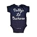 Apericots Daddy’s Lil Buckaroo Cute Baby Soft Cotton Country Western Bodysuit (6 Months, Navy Blue)