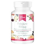 Folsäure 800μg - 400 Tabletten - PREGNANCY LINE - Schwangerschaft & Kinderwunsch - 800μg pro...