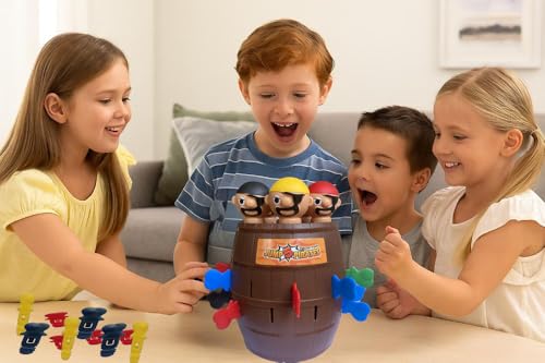 Juego de Mesa Pirata Sobredimensionado con 5 Figuras miniatura 4