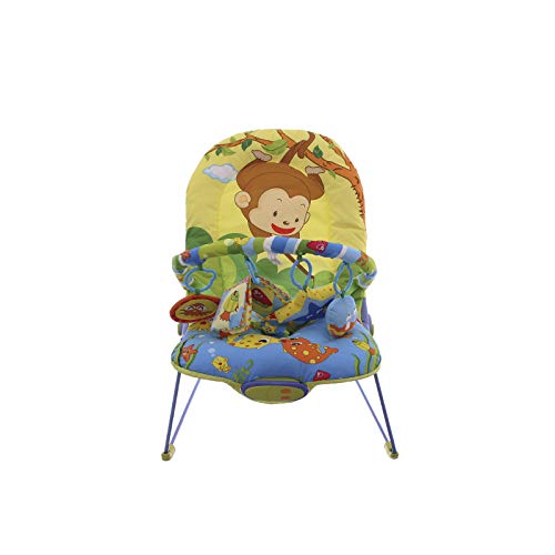 Cadeirinha Musical Bichinhos Da Selva, Dican, Azul