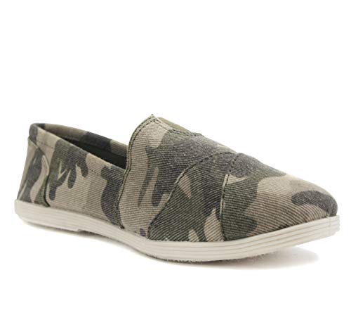 Image of Soda Shoes Women's Obji Round Toe Casual Flat with Padded Insole