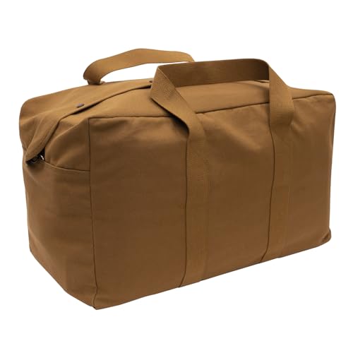 Rothco Canvas Parachute Cargo Bag – Extra Large Travel Duffle Bag with 75L Capacity