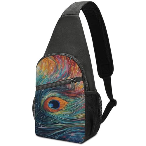 Bolso cruzado ligero tipo sling para senderismo y viajes miniatura 1