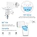 Security Camera Gutter Mount for eufyCam 2C/2C Pro/3C/for Arlo Pro 5S/Pro 4/Pro 3/Ultra 2/Essential XL and More Cameras with Standard 1/4'' Screw (White, 2 Pack)