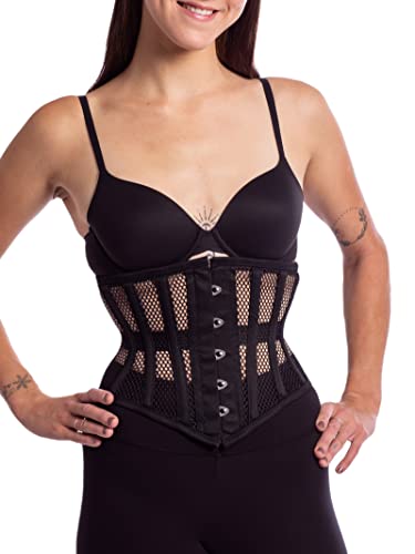 Orchard Corset CS-201 Black Underbust Waist Training Mesh Corset - Size 20
