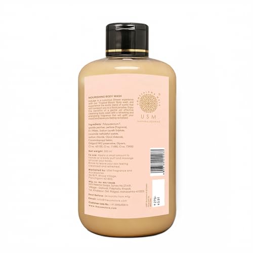 Image of Tropical Bloom Body Wash 300ml Shower Gel for Men Tan Removal Body Wash for Women