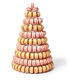 Clear Plastic Macaron Tower 10 Tier Display Round Cake Stands