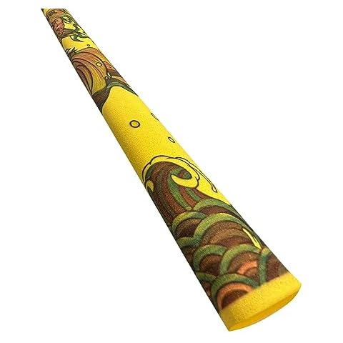 Accering Chinese Style Pattern Textured Heat Shrink Tube Sleeve Custom Pattern for Fishing Rod Grip and Hammer Handle (φ25mm, L1.64ft, Carp) Cover