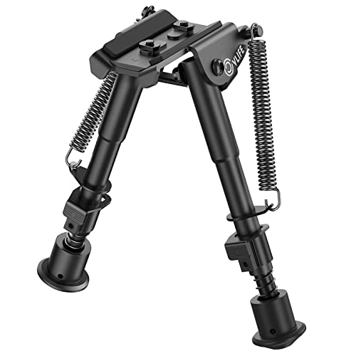 CVLIFE Bipod 6-9 Inch Lightweight Rifle Bipod for M-Rail Attach Directly for Hunting and Shooting