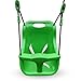 HyperMotion Babyschaukel Swing HYP5 Indoor & Outdoor - Stabile Konstruktion mit Sicherheitsgurt & verstellbaren Seilen • Für Kinder von 6 Monaten bis 25 kg • Grün