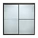 American Standard AM00730422.224 Prestige 71-1/2-Inch Framed By-Pass Shower Doors with Rain Glass, Oil Rubbed Bronze