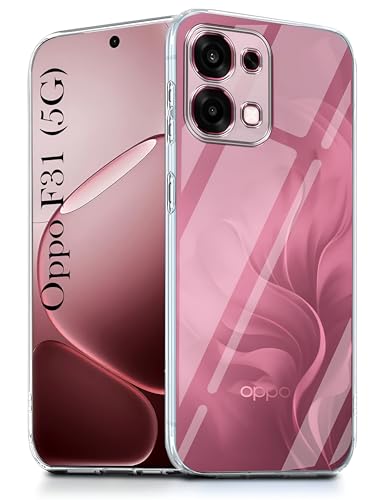Image of Lifetime Anti-Yellow Clear Back Cover Case Compatible with Oppo F31 5G (Sleek Crystal Hard Back | Shockproof Protection with Camera Protection)