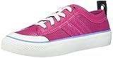 perforiertes Leder Diesel Damen S-ASTICO Low Logo W-snea Turnschuh, Fuchsia Rose, 37 EU