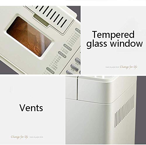 ALYR Automatische Brotbackmaschine, Programmierbar Brotbackautomaten mit 18 Programme Frucht- und Nussspender für Heim… – Bild 3