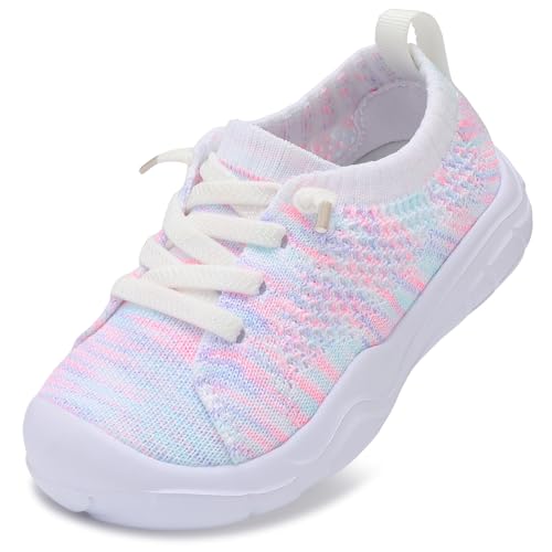 LeIsfIt Toddler Girls Boys Shoes Lightweight Slip On Tennis...