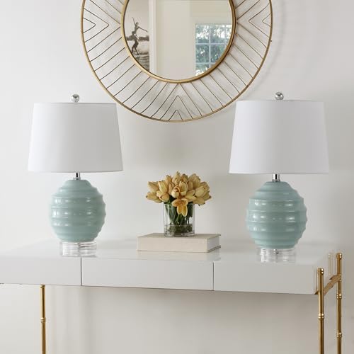 Lámpara de mesa decorativa de cerámica Ivory 22.5 pulg miniatura 5