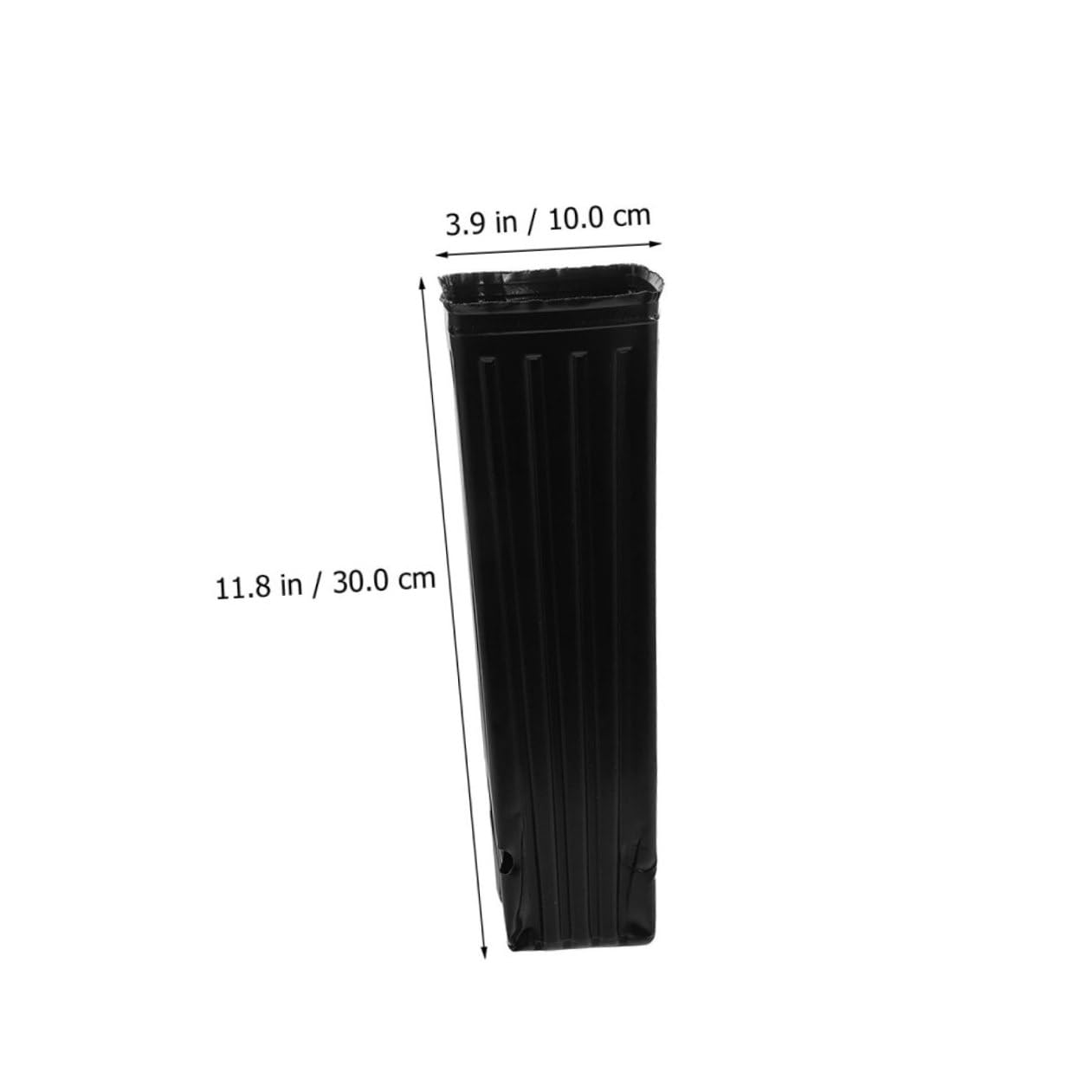 NOLITOY Lot de 60 Pots de Semis Noirs en PP Perméabilité à l'eau et Protection des Racines, Pots Profonds pour Arbres et Plants en Pépinière