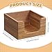 Amagogo Sticky Note Holder Notepad Holder Organizer Desktop Wood Memo Pad Dispenser for Desk Supplies Office