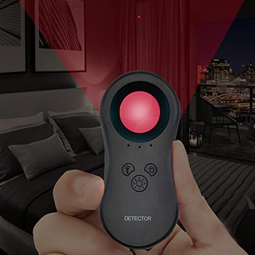 Hidden Camera Detector, Multifunctional Anti Hidden Camera Detector with Infrared Alarm and Night Vision, USB Chargeable Mini Wireless Portable Anti Spy Camera for Home Hotel, Gift for Family, Friends