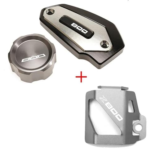 Tapa de depósito de líquido de frenos Kawasaki Z800 protector trasero delantero cubierta roja 3