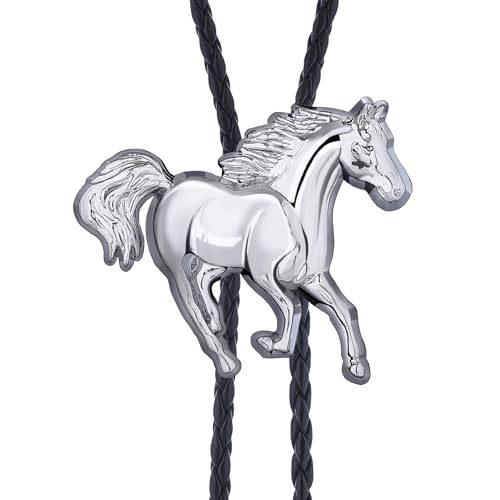 Image of Jeilwiy Bolo Tie for Men, Western Bolero Tie Cowboy Ties Native American Cowgirl Bolo Tie Accessories for Men Women