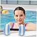 Toddmomy Swim Pull Buoy Water Dumbbells for Pool Exercise Pool Barbells Water Resistance Aerobics Equipment Portable Design