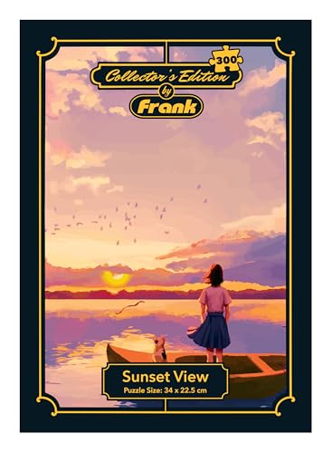Image of Frank Sunset View 300 Pieces Jigsaw Puzzles | Collector's Edition | Travel Friendly Mini Puzzles | Realistic Illustration Puzzle | Game for Focus & Memory | for Adults & Teenagers