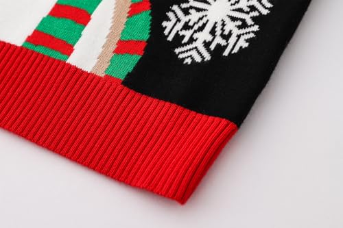 Kids Ugly Christmas Sweater Girls Boys Funny Holiday Pullover Knitwear For Aged 2-8 6 Kids Ugly Christmas Sweater Girls Boys Funny Holiday Pullover Knitwear For Aged 2-8 - Image 7