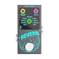Versatile Reverb Effects: The pedal offers reverb effects, allowing musicians to explore a wide range of possibilities and create distinct soundscapes tailored to their style. Illuminated Controls: With cool lighted knobs, this pedal allows for effor...