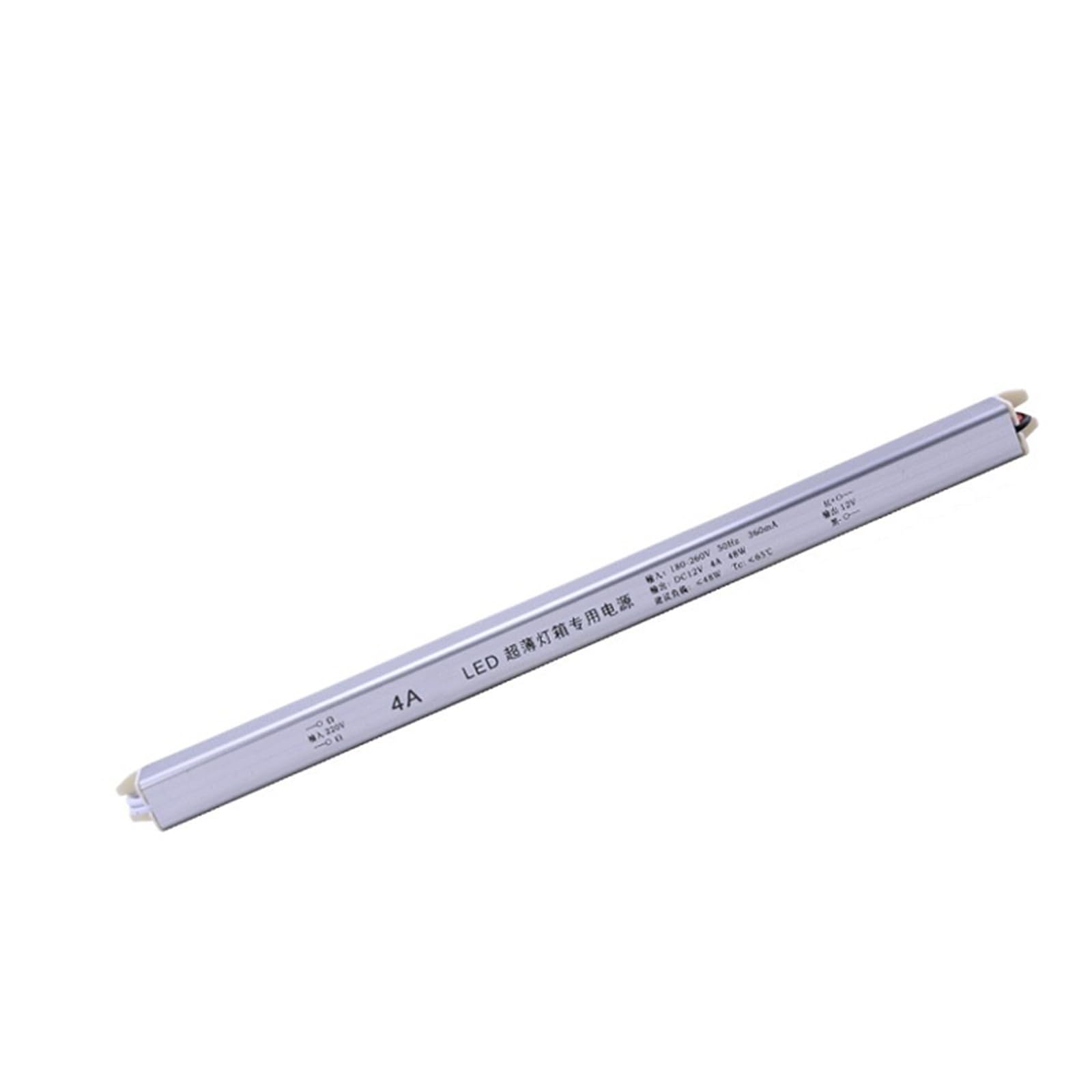 Boîtier lumineux 12V pour rétroéclairage de meuble et dressing plat