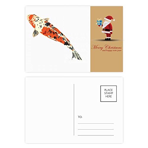 Poisson porte-bonheur chinois : lot de 20 cartes postales traditionnelles
