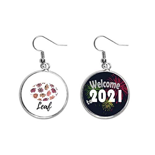 Pendientes colgantes de plata con diseño abstracto de pétalo talla M para mujer