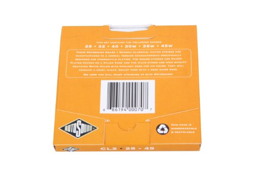 Rotosound Superia Jeu de cordes pour guitare classique Nylon/argent (Import Royaume Uni) - Les Beatles, Paul McCartney, John Lennon, RIngo Starr, George Harrison Rotosound Superia Jeu de cordes pour guitare classique Nylon/argent (Import Royaume Uni) – Image 3