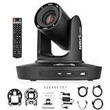 PERGEAR 4K Video Conference Camera NDI HX2 30x Hybrid Zoom & AI Auto Tracking, Noise...