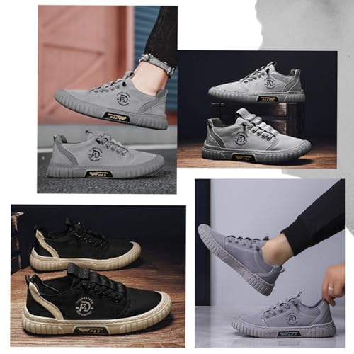 Summer Casual Outdoor Low-top Men's Canvas Slip-on Breathable Non-Slip Lightweight and Comfortable Travel Oxford Skateboard Shoes Sports Jogging Shoes2