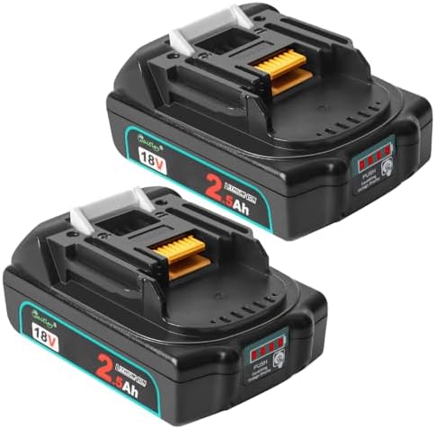 Amazon.co.jp: Waitley 2個セットマキタ 18v バッテリー 2.5Ah 2500mAh 