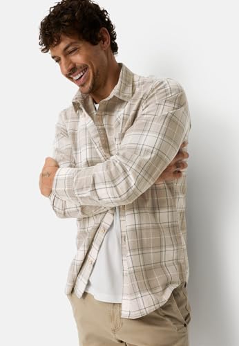 Camisa hombre de algodón Camel Active para tus escapadas de fin de semana 5