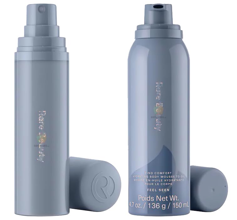 Rare Body & Hair Fragrance Mist with Niacinamide and Hydrating Body Mousse to Oil - 4.7 oz/3.38 oz | Skywoves Pack
