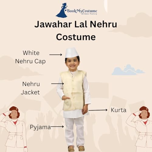 Buy BookMyCostume Jawahar Lal Nehru Panditji Prime Minister Fancy