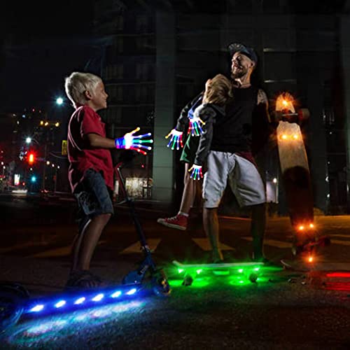 Coledre Led Gloves Girls Boys Toys Age 12+ Years Old Light Up Gloves For Adults Cool Fun Gifts Toys For Halloween Christmas Carnival Birthday Parties  thumb #4