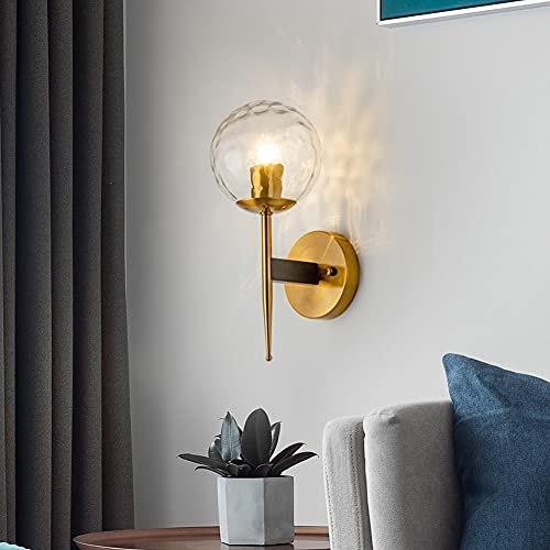 Lámpara de pared con forma de globo de cristal para decoración de interiores 3