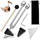 EUDUQ 128 Hz Stimmgabel Aluminiumlegierung,Präzises Heilinstrument für Frequenztherapie Klangtherapie,Meditation,stimmgabel therapie Set inklusive Silikonhammer,Reinigungstuch,Triangle-Zubehör