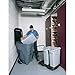 Rubbermaid Commercial Products BRUTE Confidential Document Rollout Waste/Utility Container, 95-gallon, Gray (FG9W1188GRAY)